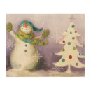 Search for whimsical christmas tree art Snowmen