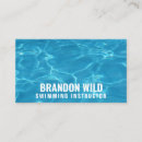Search for swim lessons business cards Waves