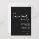 Search for finally wedding invitations Black and white