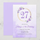 Search for 27th birthday invitations Elegant