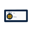 Search for notre dame return address labels Ncaa