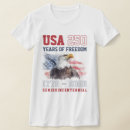 Search for 4th of july womens tshirts Semiquincentennial