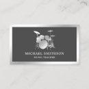 Search for rock band business cards musical instruments