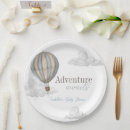 Search for hot air balloon paper plates Sky