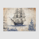 Search for nautical map tissue paper Old