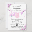 Search for clothesline baby shower invitations Floral