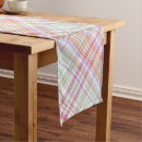 Search for pink gingham table runners Elegant