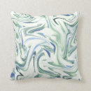 Search for blue green pillows Watercolor