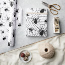Search for spider wrapping paper Black