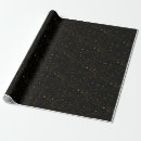 Search for starry night wrapping paper Gold stars