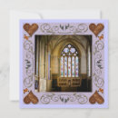 Search for stained glass wedding invitations Vintage