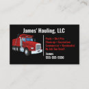 Search for dump truck business cards Construction