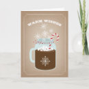Search for hot chocolate christmas cards Winter