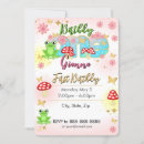 Search for frog birthday invitations Mushroom