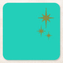 Search for mid century modern coasters Turquoise