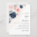 Search for navy and pink wedding invitations Modern