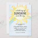Search for my little sunshine baby shower invitations Rainbow