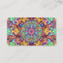 Search for psychedelic business cards Boho