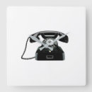 Search for retro telephone clocks Nostalgic