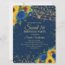 Search for sunflower sweet 16 invitations Elegant