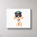 Search for police canvas prints Wolf