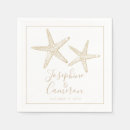 Search for beach wedding napkins Ocean