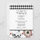 Search for black and white alice in wonderland invitations Modern