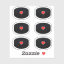 Search for hockey puck stickers Heart