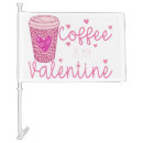 Search for valentines day car flags Pink