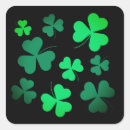 Search for shamrock stickers Black