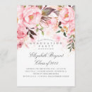 Search for floral graduation invitations Blush