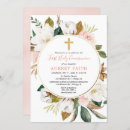 Search for rustic first communion invitations Botanical