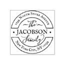 Search for monogrammed monogram initial letter rubber stamps Round