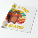 Search for beaver wrapping paper Humor