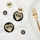 Search for 90th birthday confetti Black