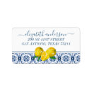 Search for lemon return address labels Tuscan