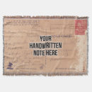 Search for handwritten letters blankets Keepsake