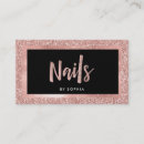 Search for black glitter business cards Pink