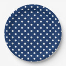 Search for blue and white polka dots plates Birthday party