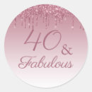 Search for 40 and fabulous stickers 40 year old