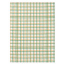 Search for orange plaid tablecloths Green