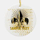 Search for fleur de lis ornaments Black