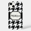 Search for houndstooth iphone cases Black