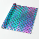 Search for iridescent wrapping paper Mermaid