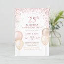 Search for surprise 25th anniversary invitations Sparkle