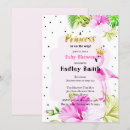 Search for hawaiian baby girl shower invitations Flamingo
