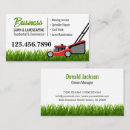 Search for lawn mower business cards Yard work