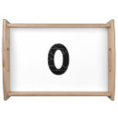 Search for number serving trays Black
