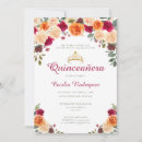 Search for orange quinceanera invitations Gold
