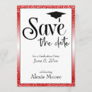 Search for red and white graduation invitations Celebration